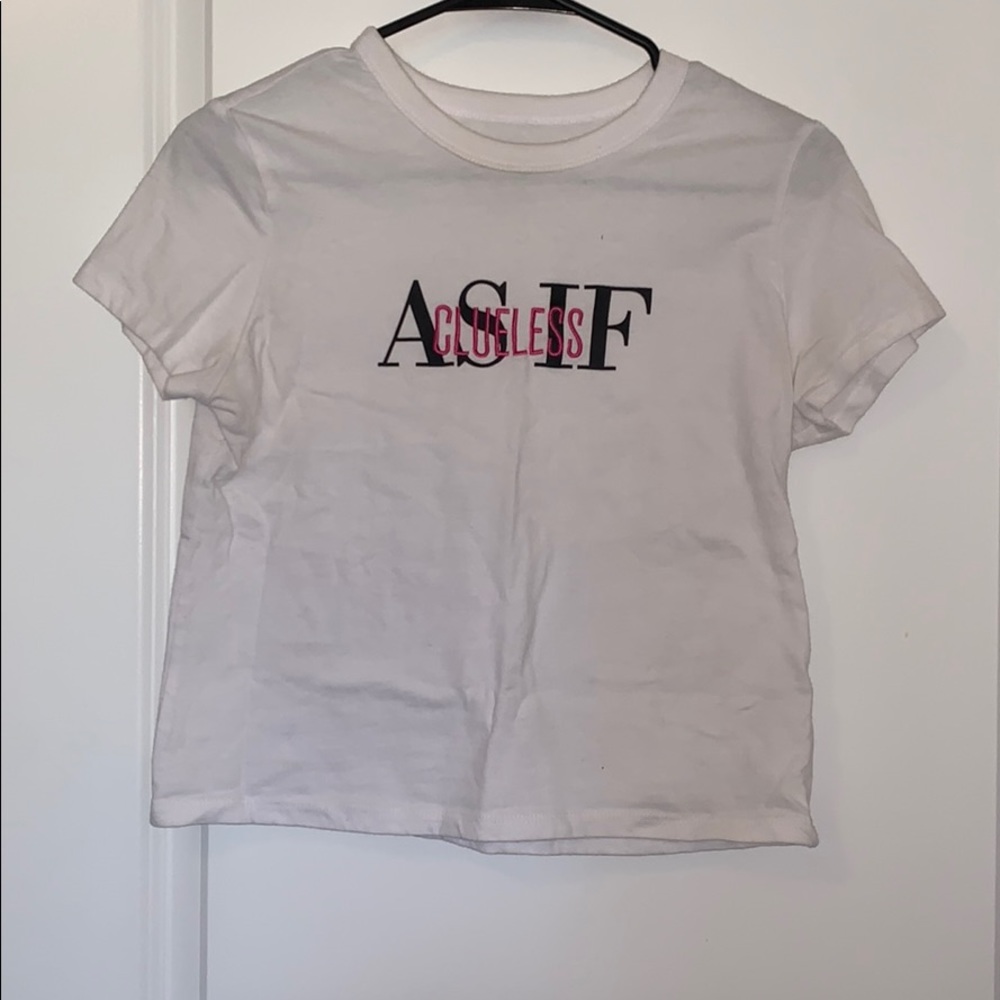 Clueless the movie inspired crop top